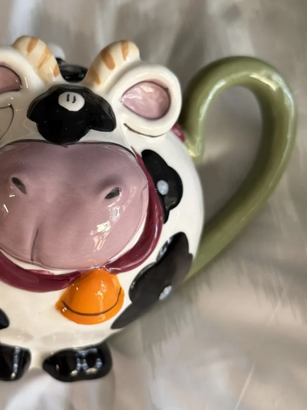 Blue Sky Clayworks Cow Teapot
